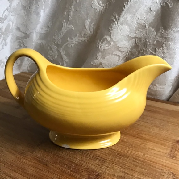 Accents Vintage Fiestaware Yellow Gravy Boat Poshmark